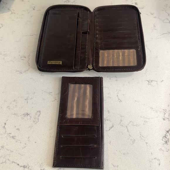 Perlina zip around wallet with removable checkbook - Picture 5 of 11